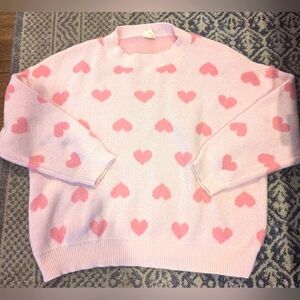 BiBi Heart Pattern Sweater